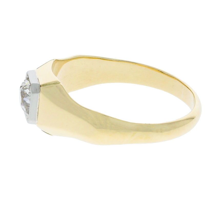 Men's Diamond Ring 14K Two Tone .29 CT