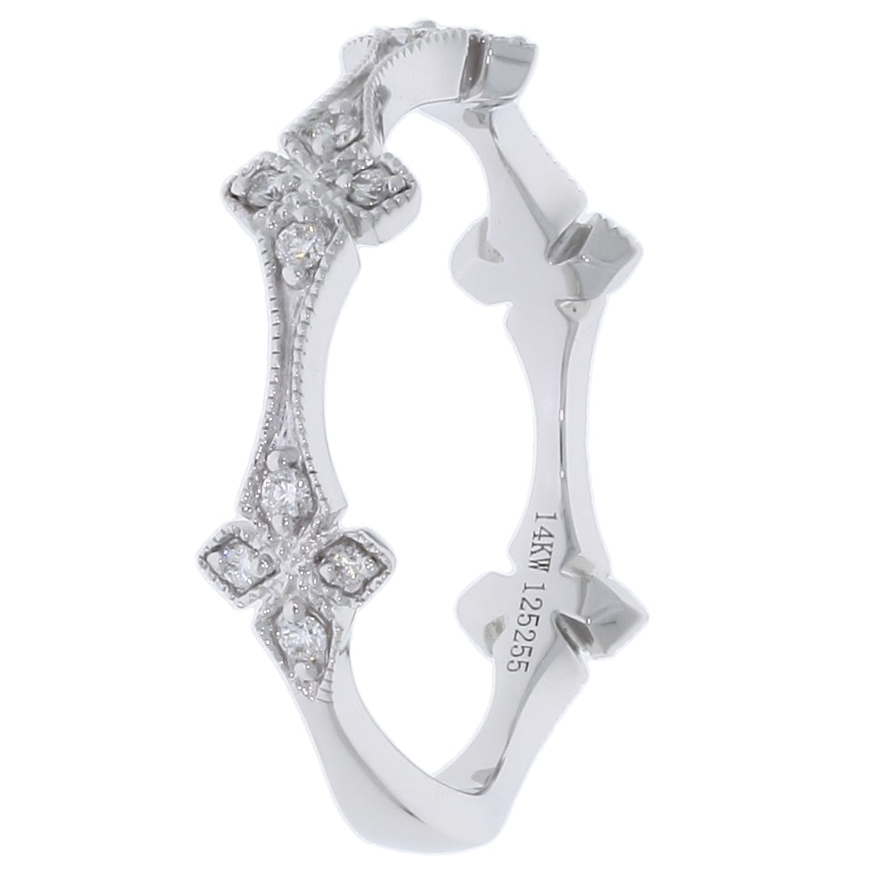 Diamond Fashion Band 14K White Gold .14 CTW