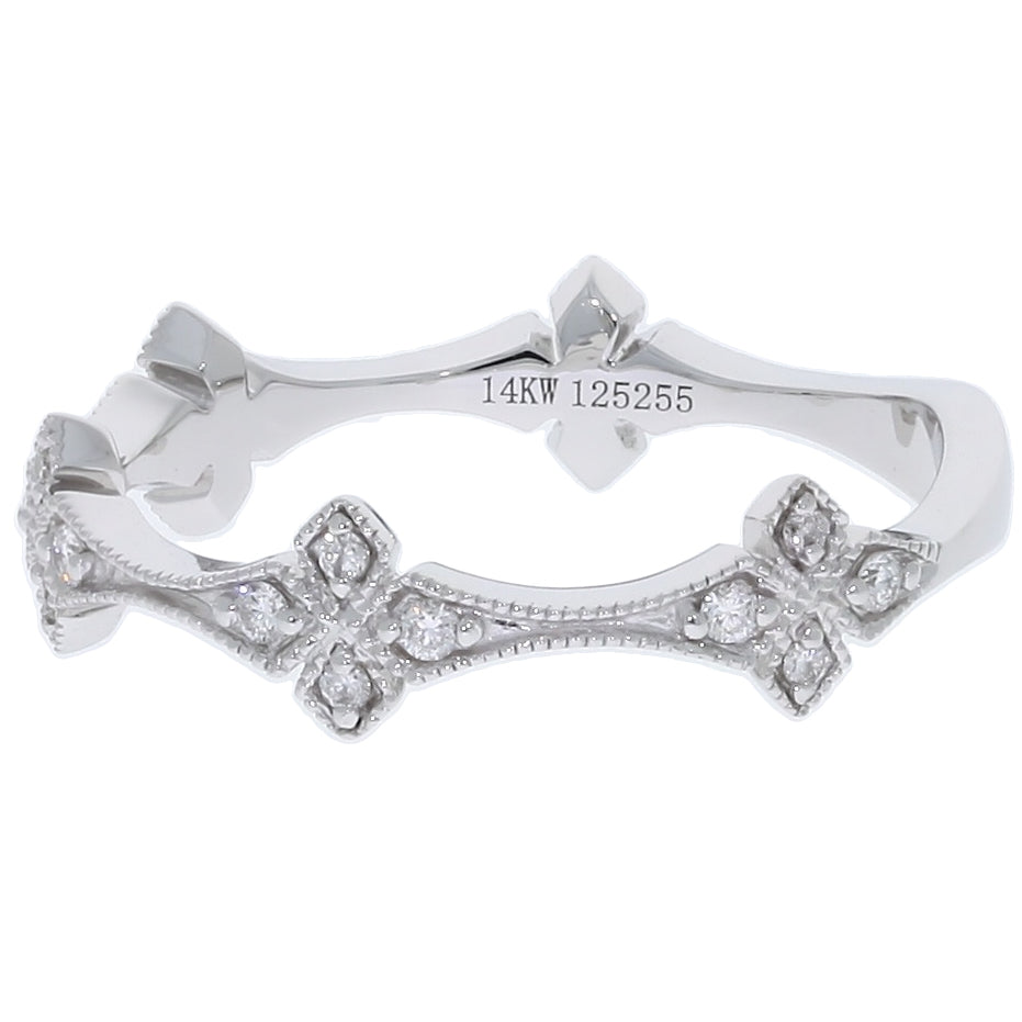 Diamond Fashion Band 14K White Gold .14 CTW