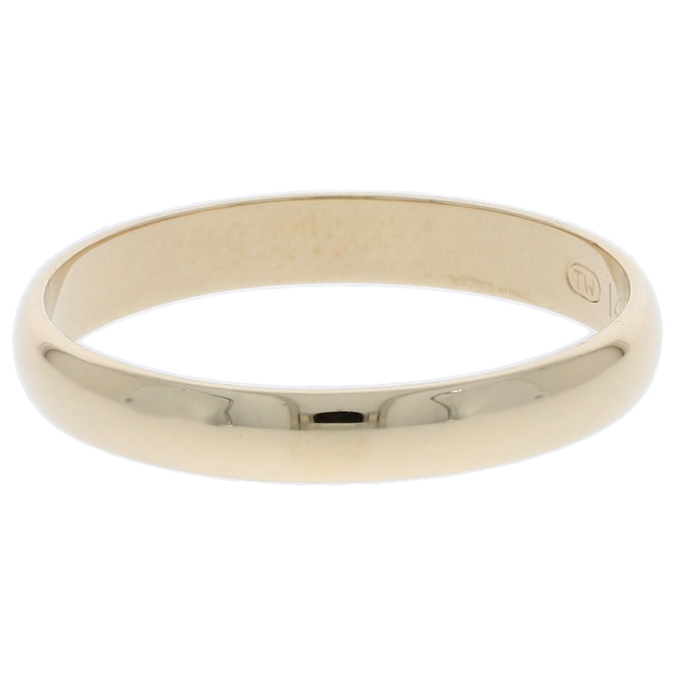 Classic 3MM Band 14K Yellow Gold