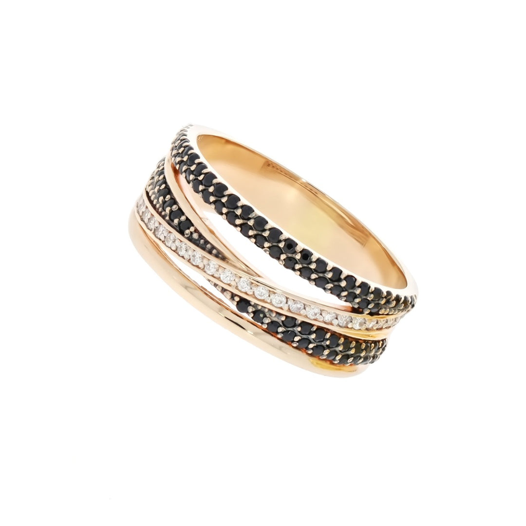 Cubic Zirconia Ring 14K Rose Gold