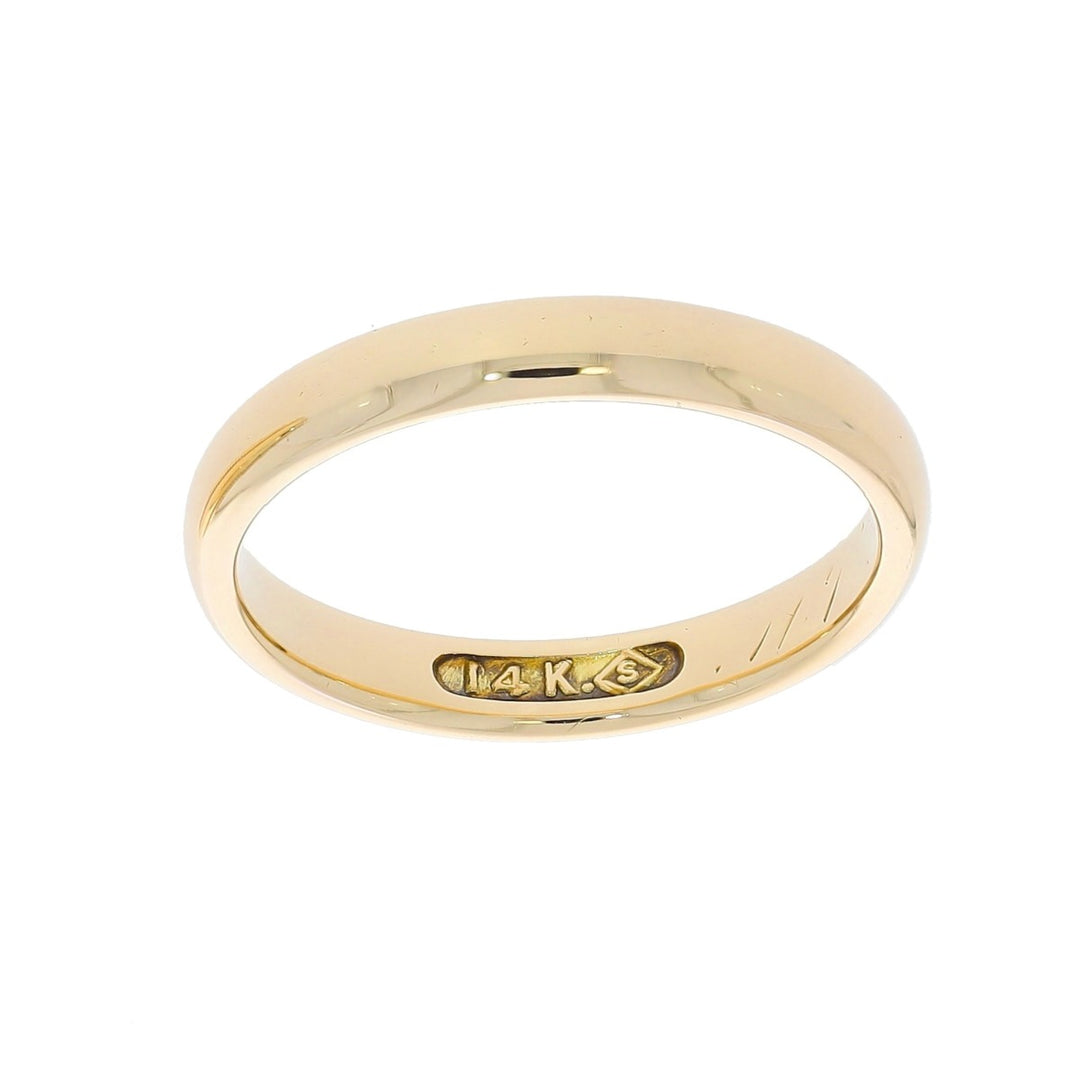 Wedding Band 14K Yellow Gold 3MM