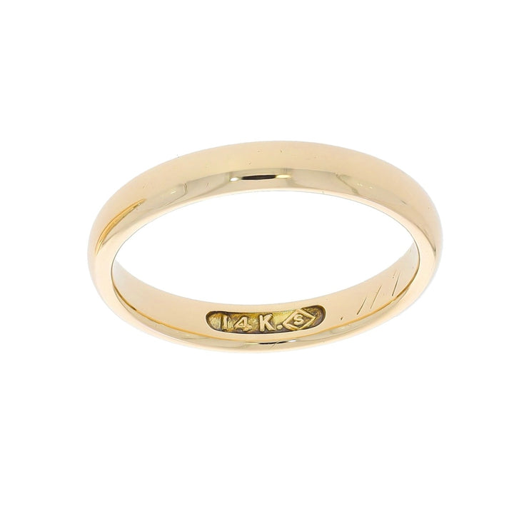 Wedding Band 14K Yellow Gold 3MM
