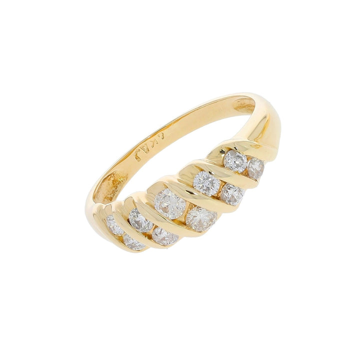 Diamond Band 14K Yellow Gold .48 CTW