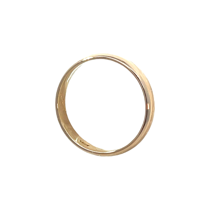 Classic Wedding Band 14K Yellow Gold 4MM