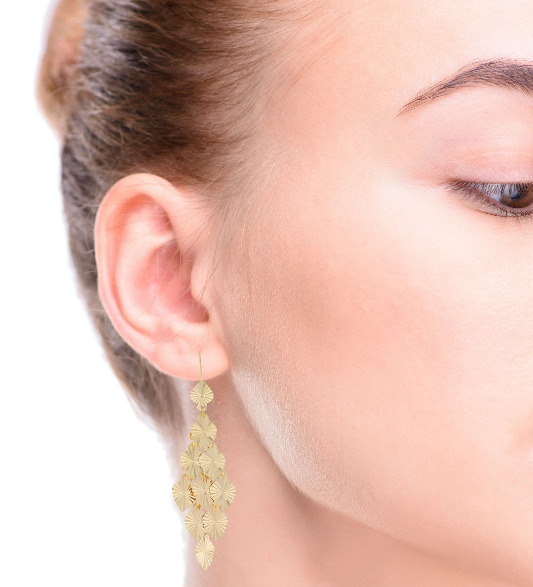 Chandelier Earrings 22K Yellow Gold