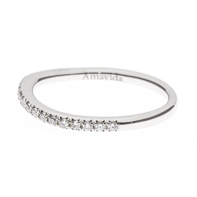 Diamond Band 14K White Gold .25CTW