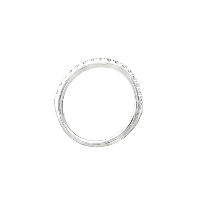 Lab Grown Diamond Band 10K White Gold .32CTW