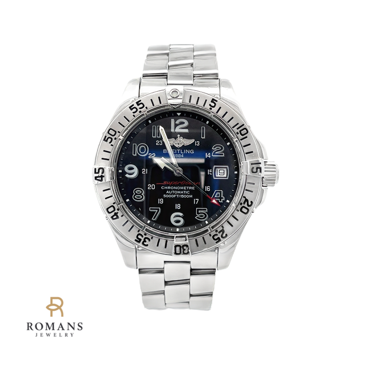 Breitling SuperOcean Chronometer Automatic Watch Stainless Steel