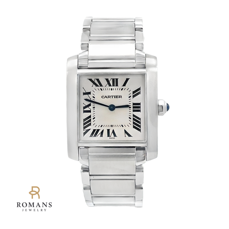 Cartier Tank Francaise Watch Stainless Steel 25MM