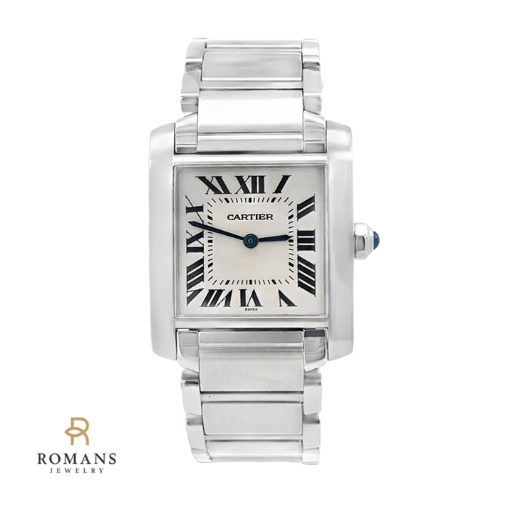 Cartier Tank Francaise Watch Stainless Steel 25MM