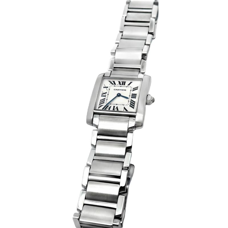 Cartier Tank Francaise Watch Stainless Steel 25MM