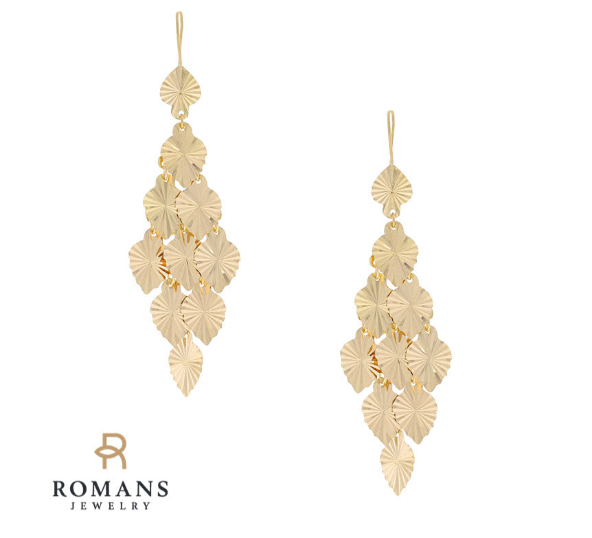 Chandelier Earrings 22K Yellow Gold