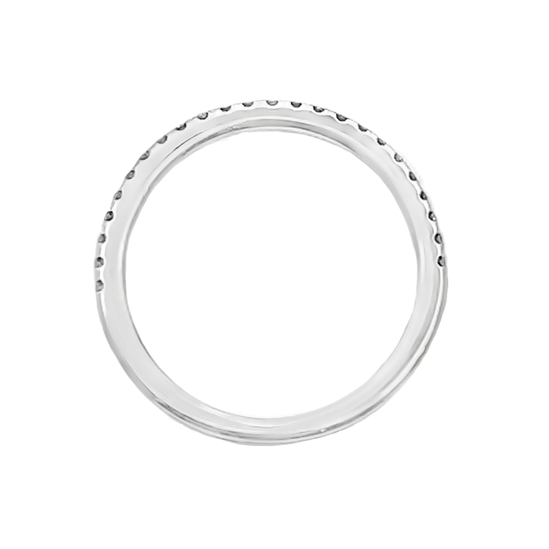Diamond 0.07ctw Band 14K White Gold