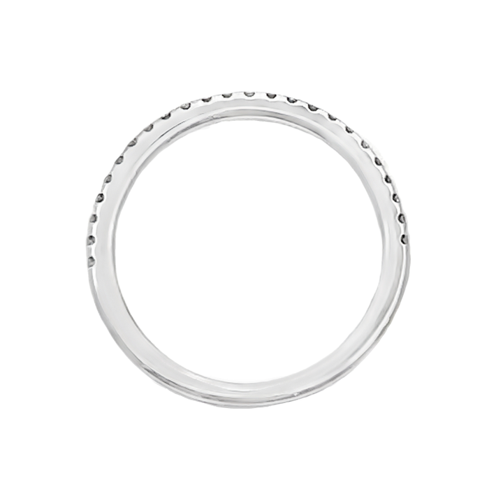 Diamond 0.07ctw Band 14K White Gold