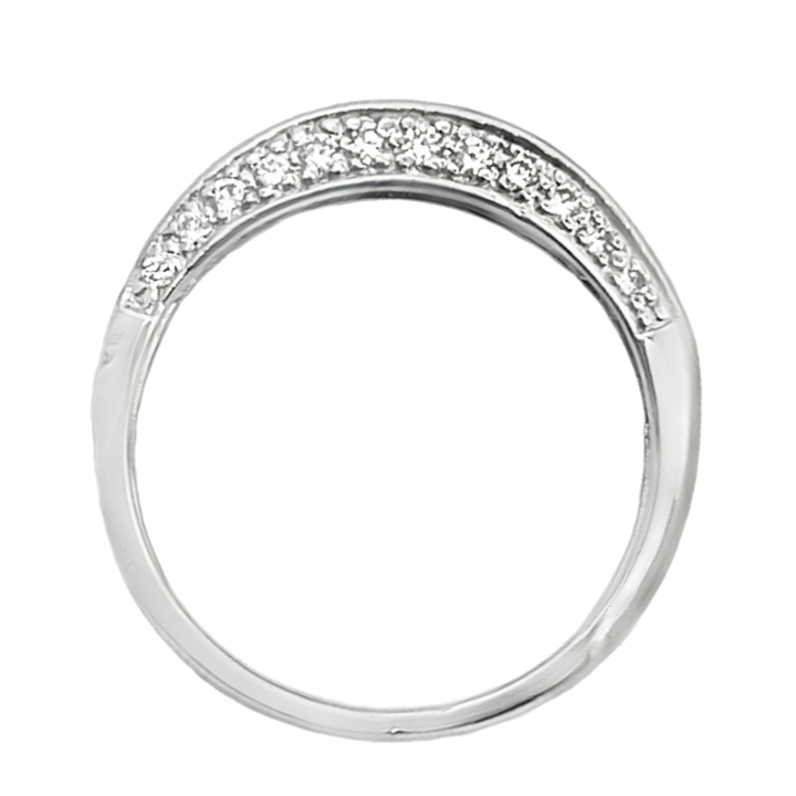 Princess Cut Diamond Channel Platinum Band 0.95 CTW