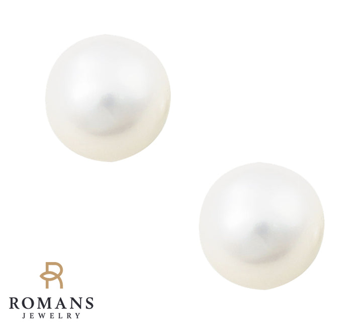 Freshwater Pearl Stud 14K Yellow Gold 10.5MM