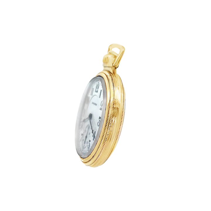 Hamilton 992 Montgomery Dial 10K Gold Filled Pocket Watch Size 16