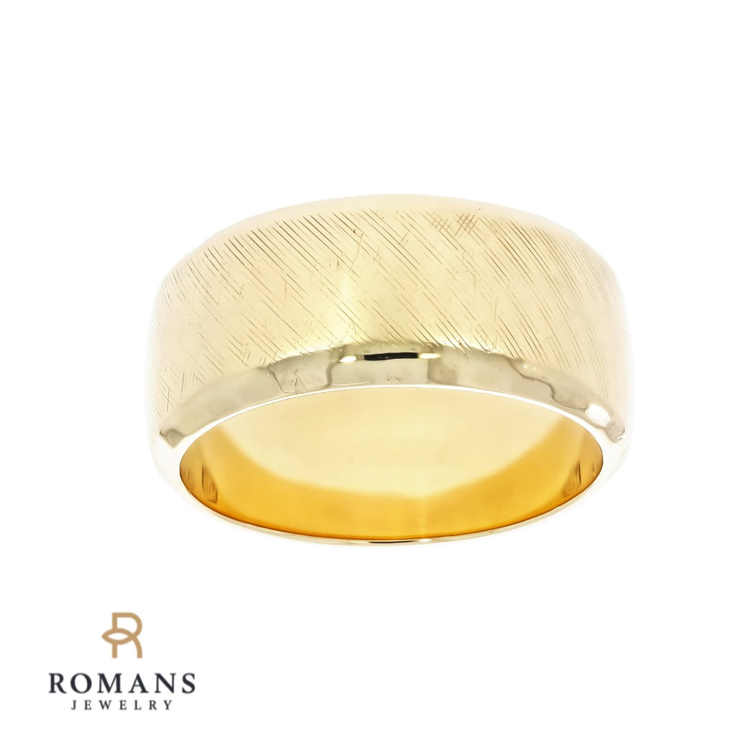 Wedding Band 14K Yellow Gold
