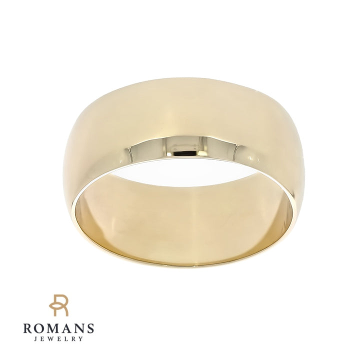 Classic Wedding Band 14K Yellow Gold 9MM