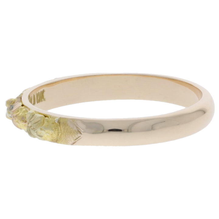 Black Hills Floral Band 10K Gold