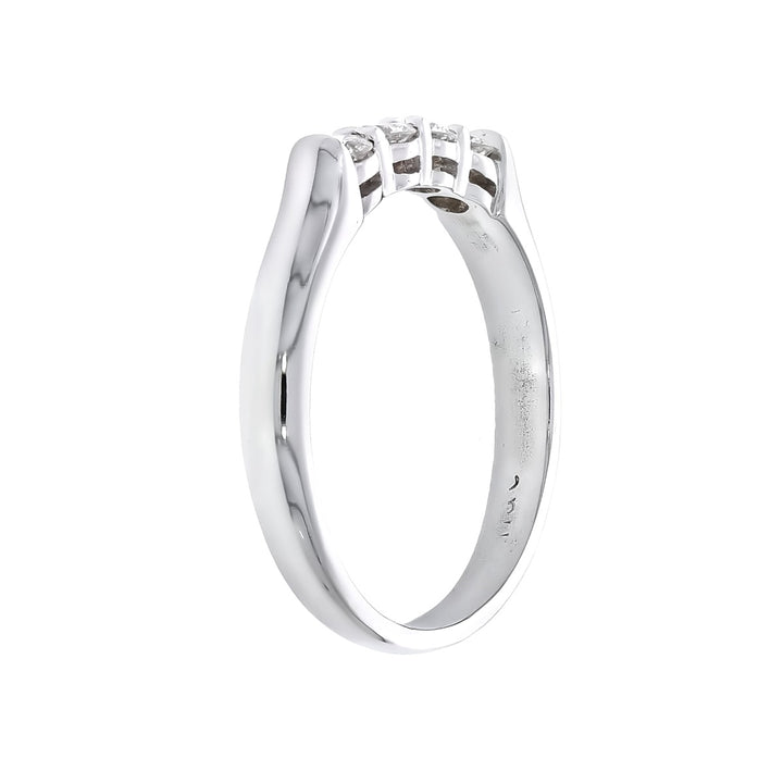 Diamond Wedding Band 14K White Gold .32 CTW