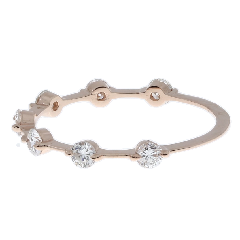 Diamond Band 14K Rose Gold .42 CTW