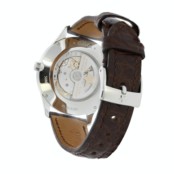 Zenith Elite Watch Auto Steel 27J 40MM BOX