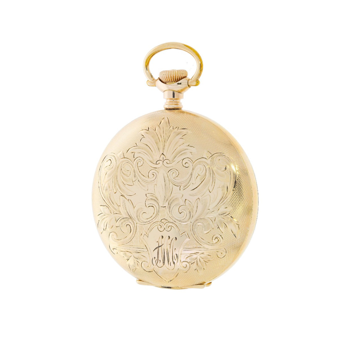 Elgin Hunting Case Pocket Watch Gold Filled