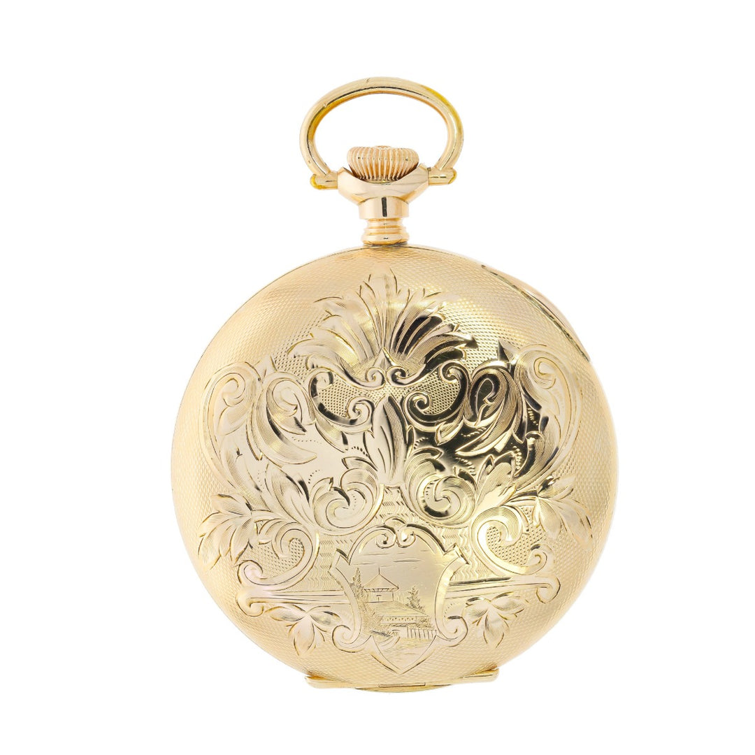 Elgin Hunting Case Pocket Watch Gold Filled