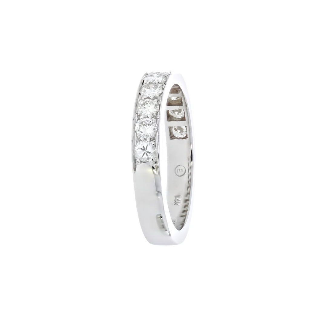 Diamond Stackable Band 14K White Gold .77CTW