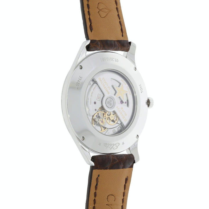 Zenith Elite Watch Auto Steel 27J 40MM BOX