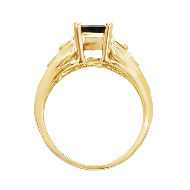 Vintage Garnet Ring 14K Yellow Gold 2.82CTW
