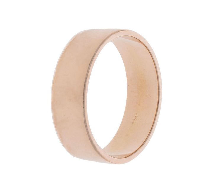 Flat 7MM Band 14K Rose Gold