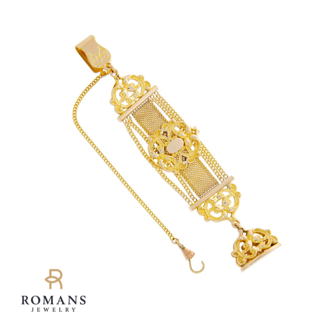 Vintage Pocket Watch Fob Gold Filled