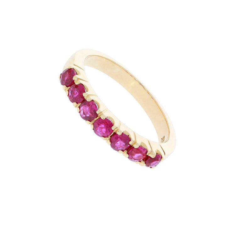 Ruby Band 18K Yellow Gold .70 CTW