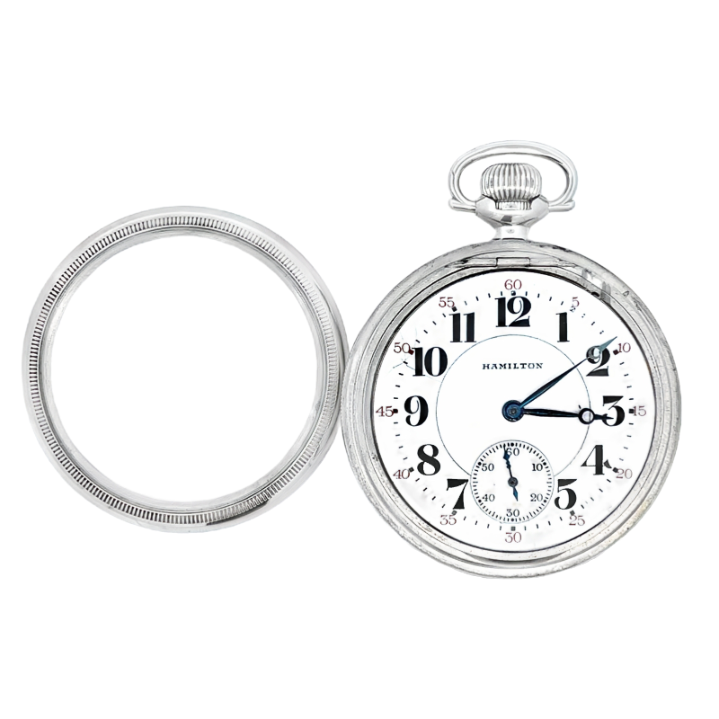 Hamilton Railway 992 Pocket Watch Year 1925 Size 16