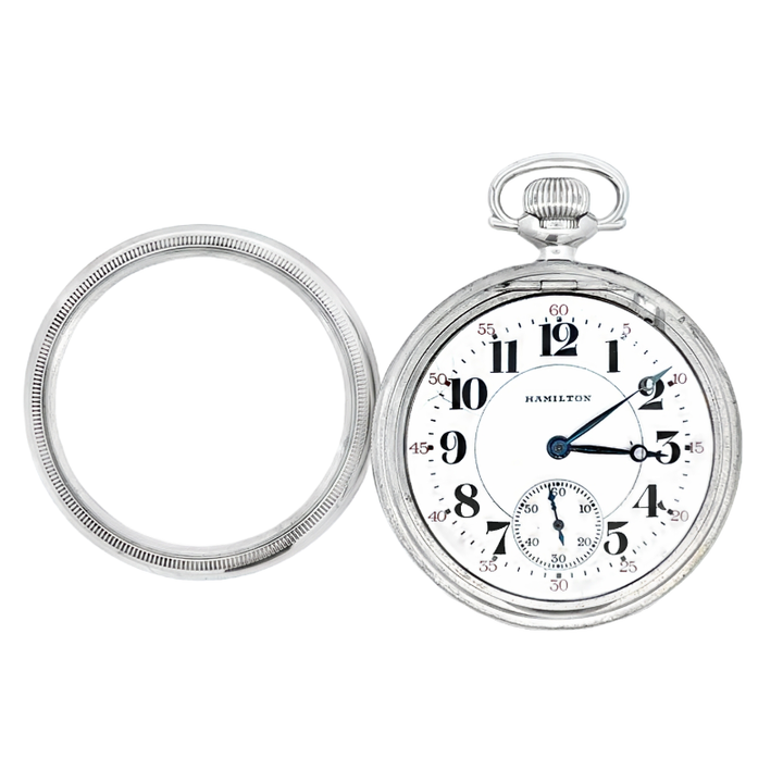 Hamilton Railway 992 Pocket Watch Year 1925 Size 16