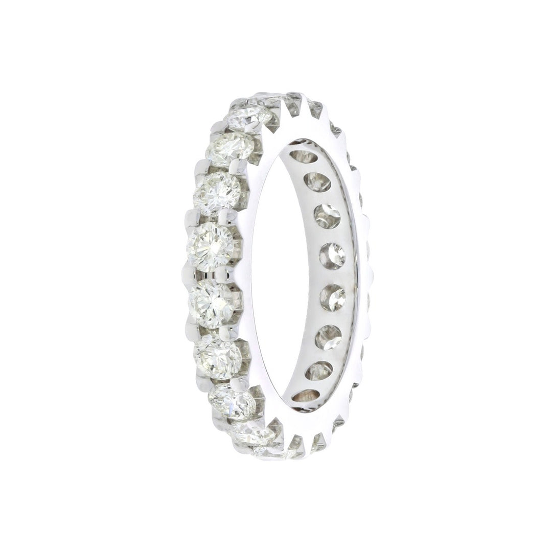 Eternity Diamond Band 14K White Gold 2.50CTW