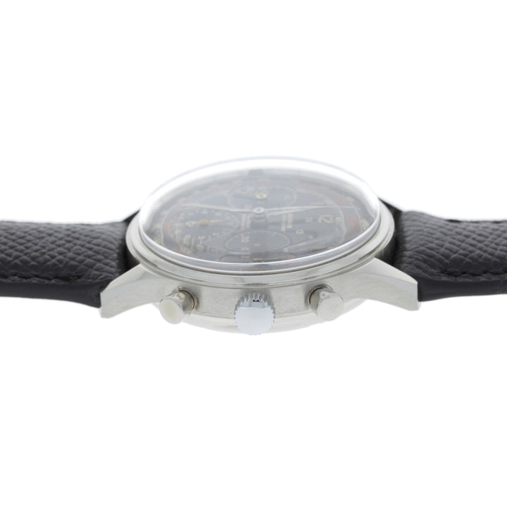 Jardur Chronograph Stainless Steel Valjoux 72 1950's 37.5MM