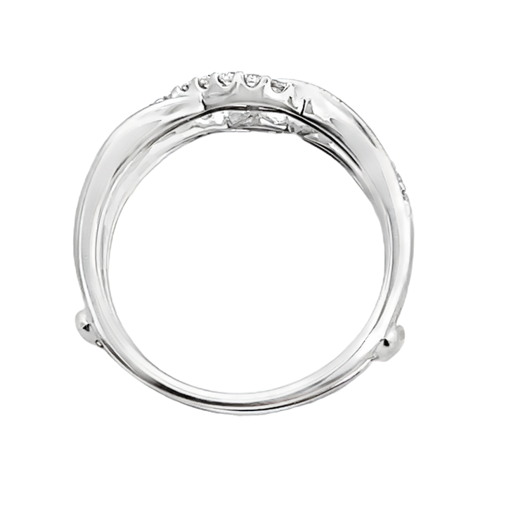 Diamond Ring Guard 14K White Gold .40CT