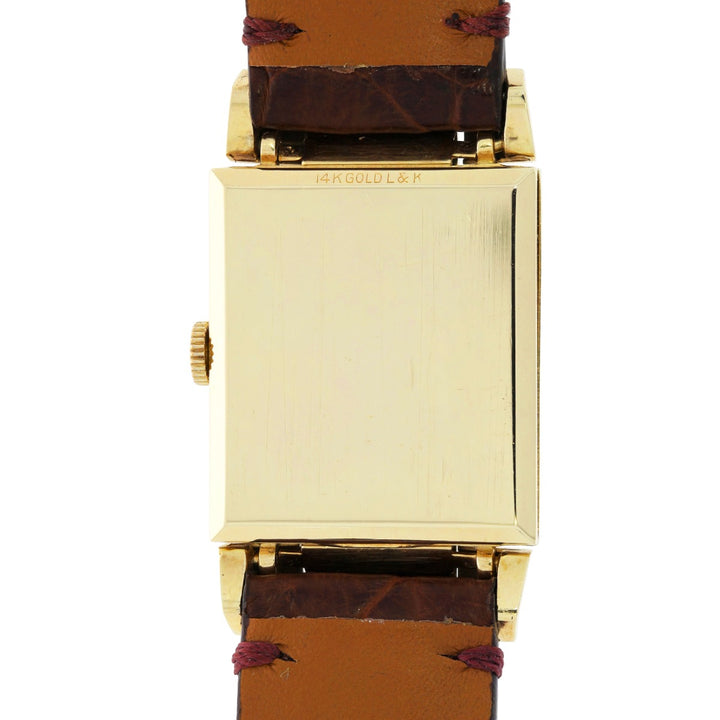 Longines Watch 14K Yellow Gold Vintage 1940's