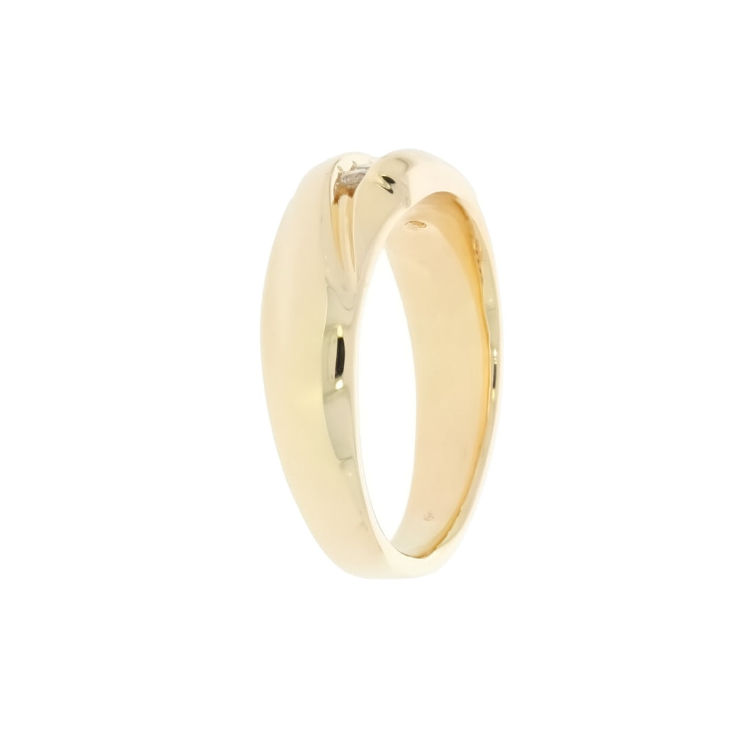 Diamond Men's Band 14K Yellow Gold .08CTW
