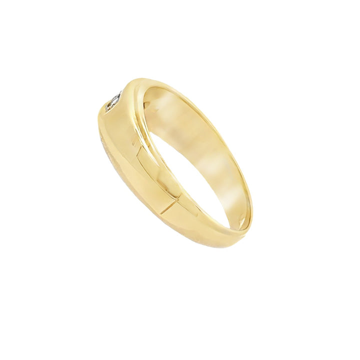 Diamond Men's Band 14K Yellow Gold .18 CTW