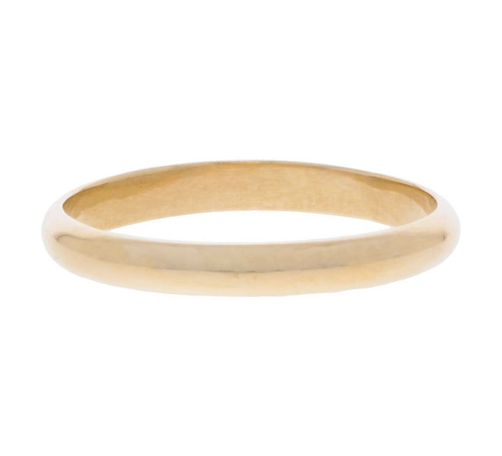 Men's Wedding 3MM Band 14K Yellow Gold