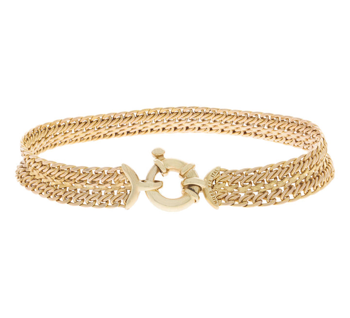 Mesh Bracelet 14K Yellow Gold