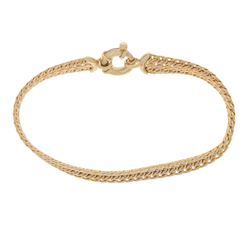 Mesh Bracelet 14K Yellow Gold