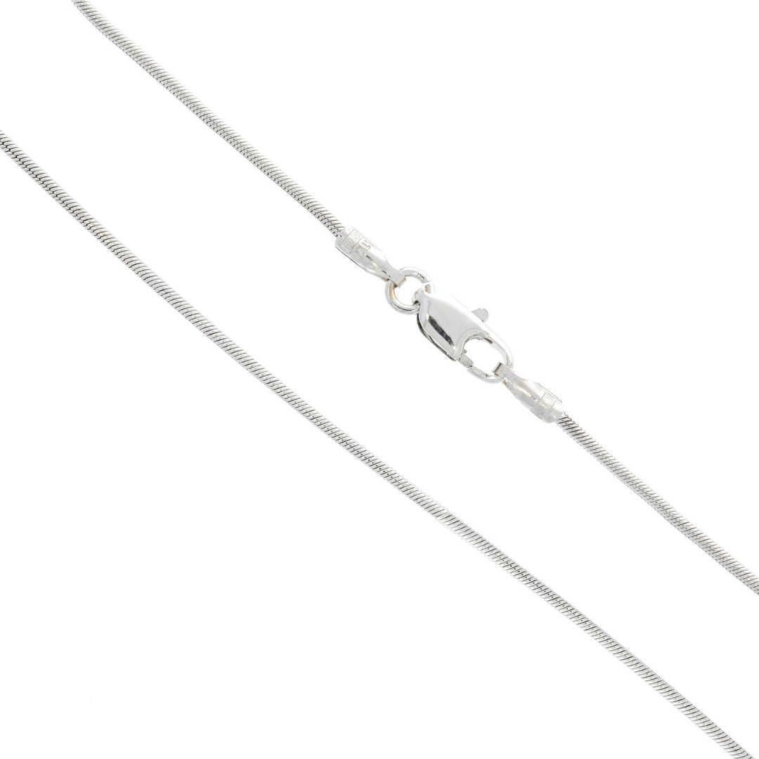 Infinite Round Diamond Necklace 18K White Gold 1.17CTW