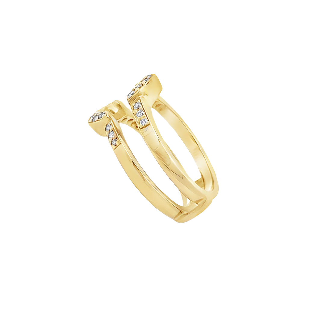 Diamond Ring Guard 14K Yellow Gold .28 CTW