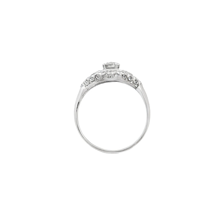 Diamond Vintage Ring Platinum 0.50 CTW